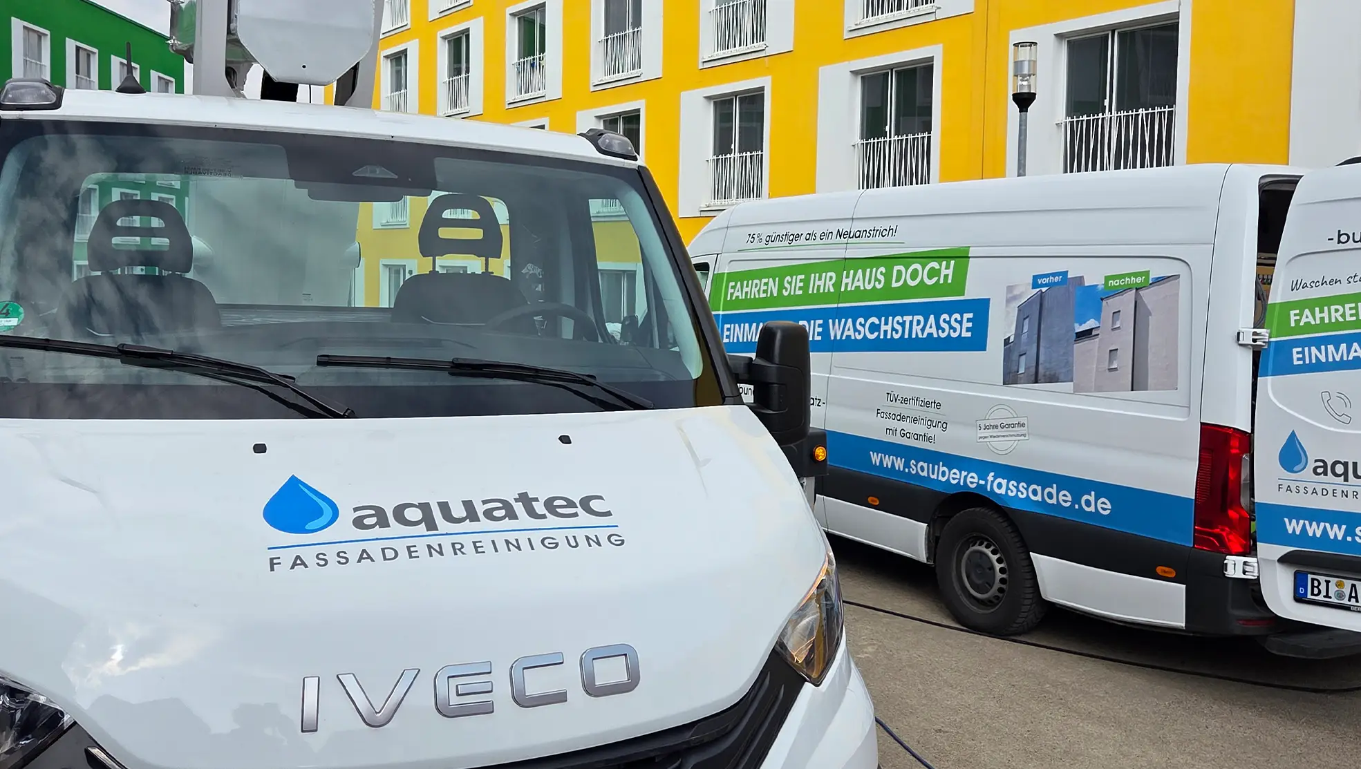 Fassadenreinigung von aquatec Bielefeld